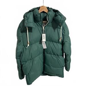 Alpine Design Green Puffer Jacket with Removable